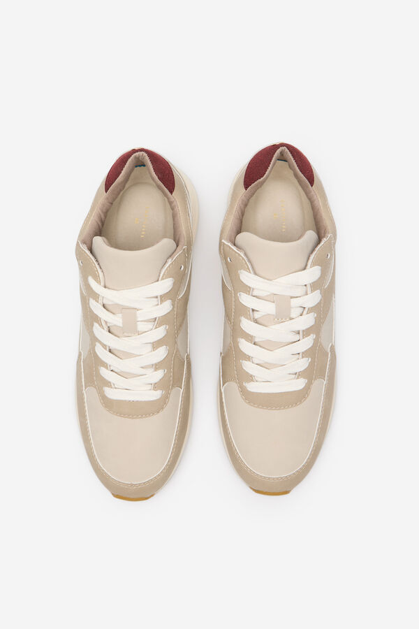 Cortefiel Sneaker plataforma Marfil