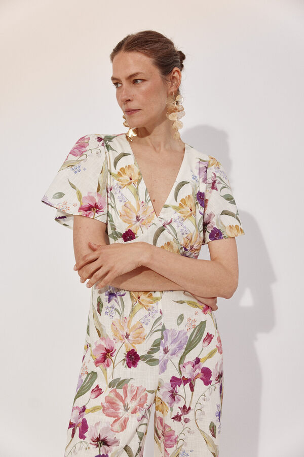 Cortefiel Jumpsuit estampado Multicolor