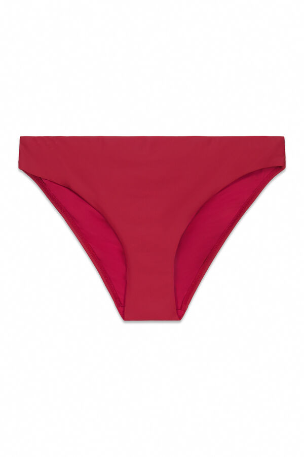 Cortefiel Panty de bikini de cobertura cl&aacute;sica Rojo