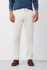 Cortefiel Pantal&oacute;n chino slim fit Marfil