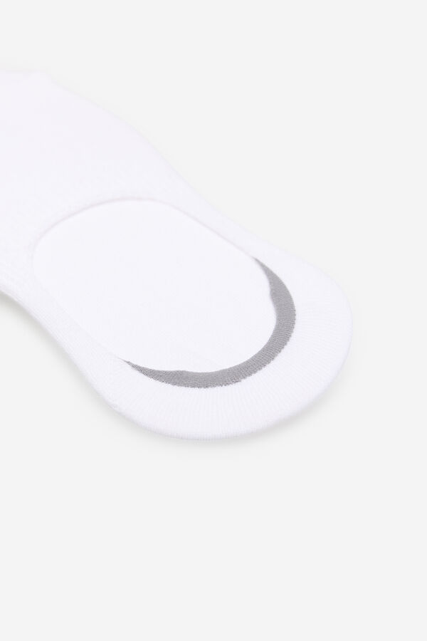 Cortefiel Calcet&iacute;n COOLMAX&reg; invisible Blanco