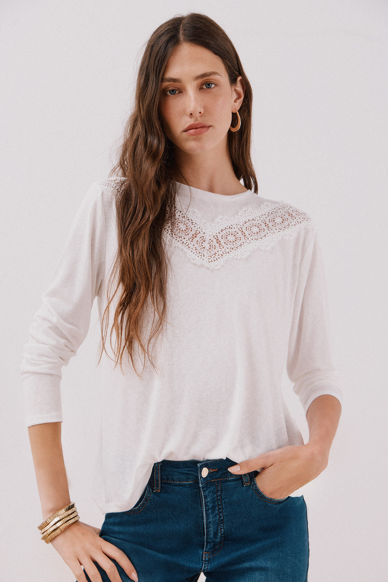 Cortefiel Playera b&aacute;sica 
