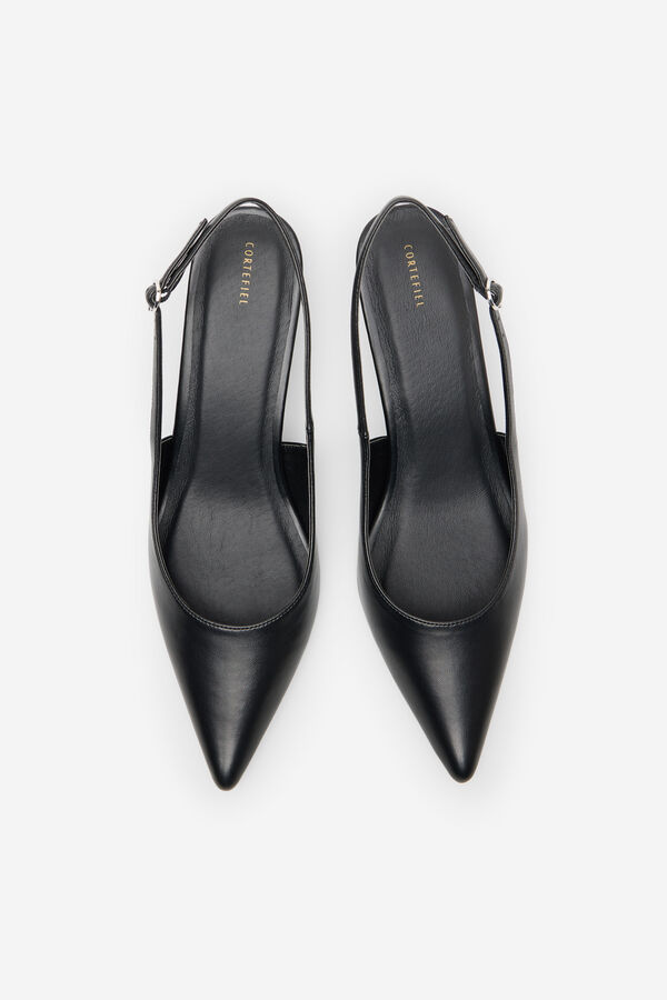 Cortefiel Zapato de sal&oacute;n destalonado Negro