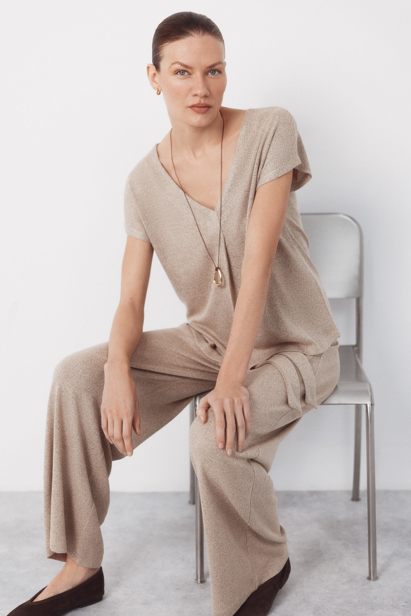 Cortefiel Playera aspecto r&uacute;stico