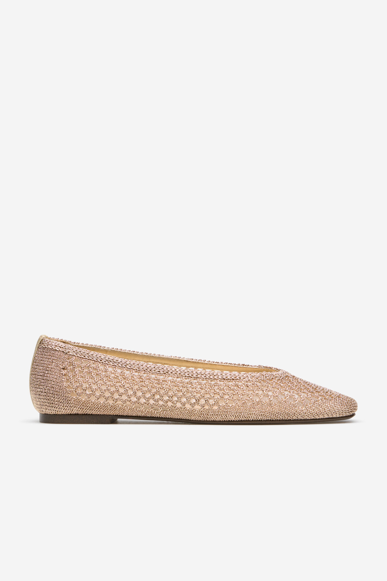 Cortefiel Bailarina con detalle de trenza