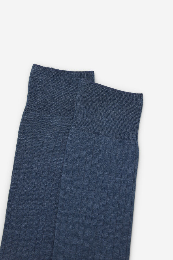Cortefiel Calcet&iacute;n COOLMAX&reg; liso Azul
