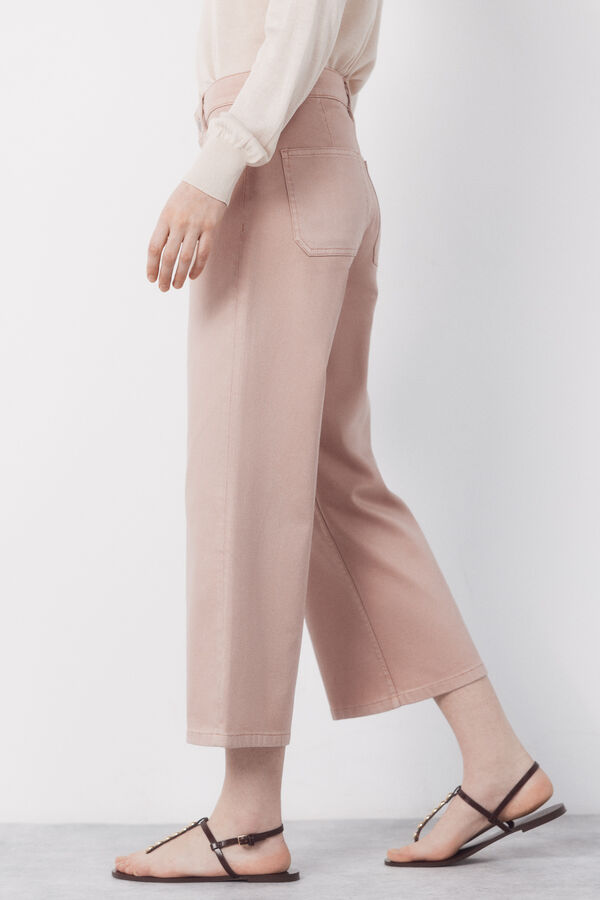 Cortefiel Jeans marine con bolsillos Rosa