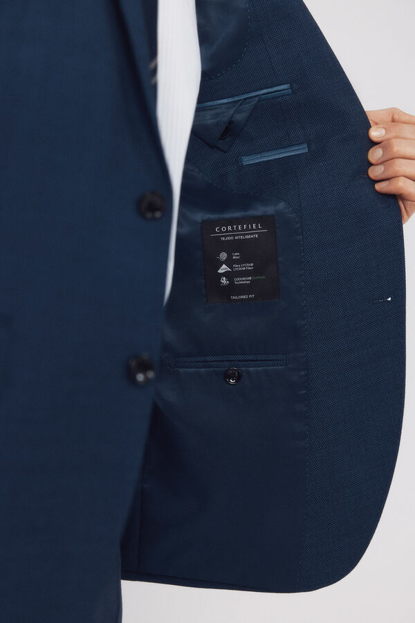 Cortefiel Americana traje ojo de perdiz coolmax&reg; Azul oscuro