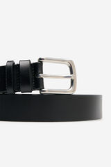 Cortefiel Cintur&oacute;n sport piel Negro