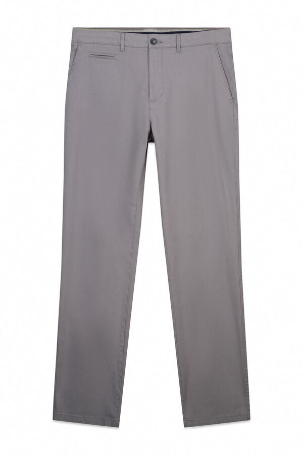 Cortefiel Pantal&oacute;n chino slim fit Gris