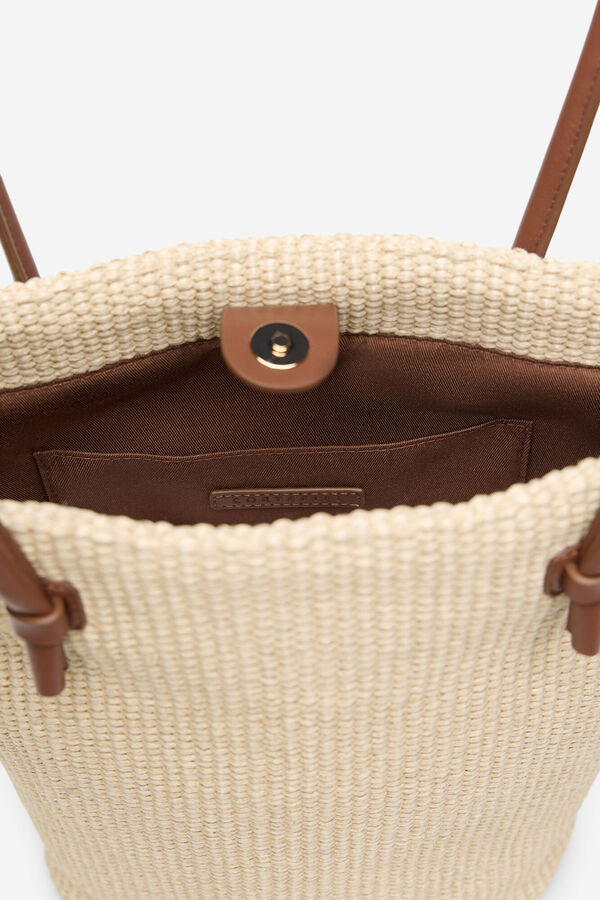 Cortefiel Bolsa shopper de rafia Arena