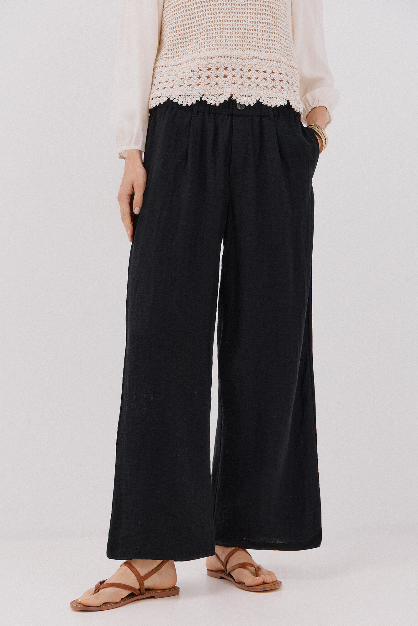 Cortefiel Pantal&oacute;n fluido holgado