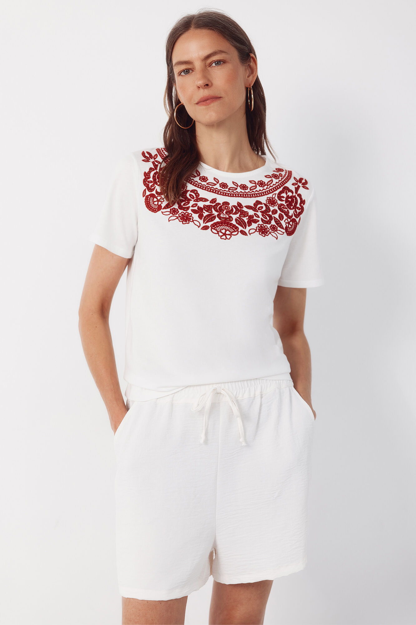 Cortefiel Playera estampada