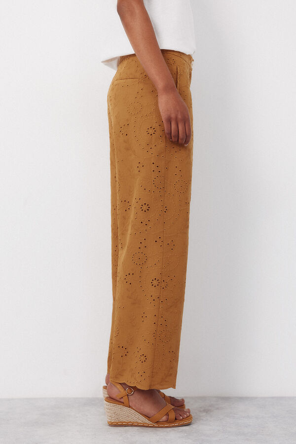 Cortefiel Pantal&oacute;n de sangalo Dorado