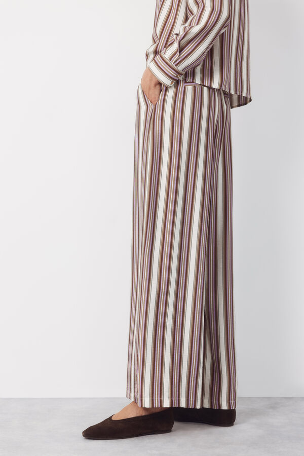 Cortefiel Pantal&oacute;n de rayas Multicolor