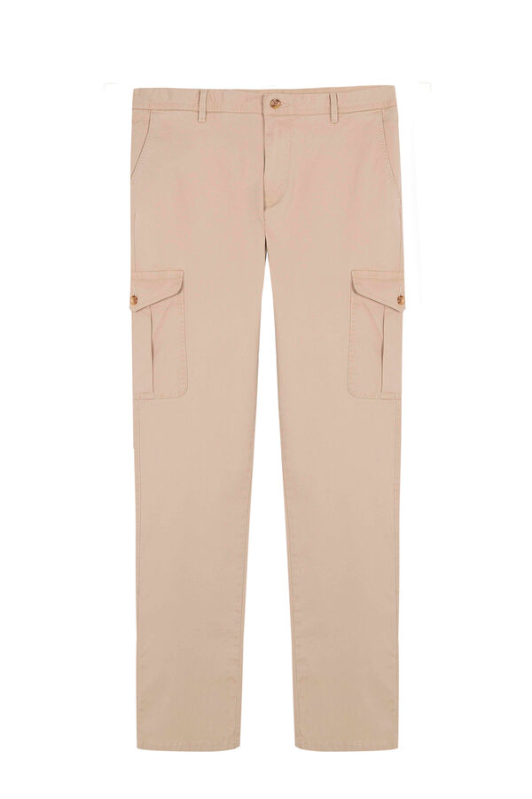 Cortefiel Pantal&oacute;n cargo Beige