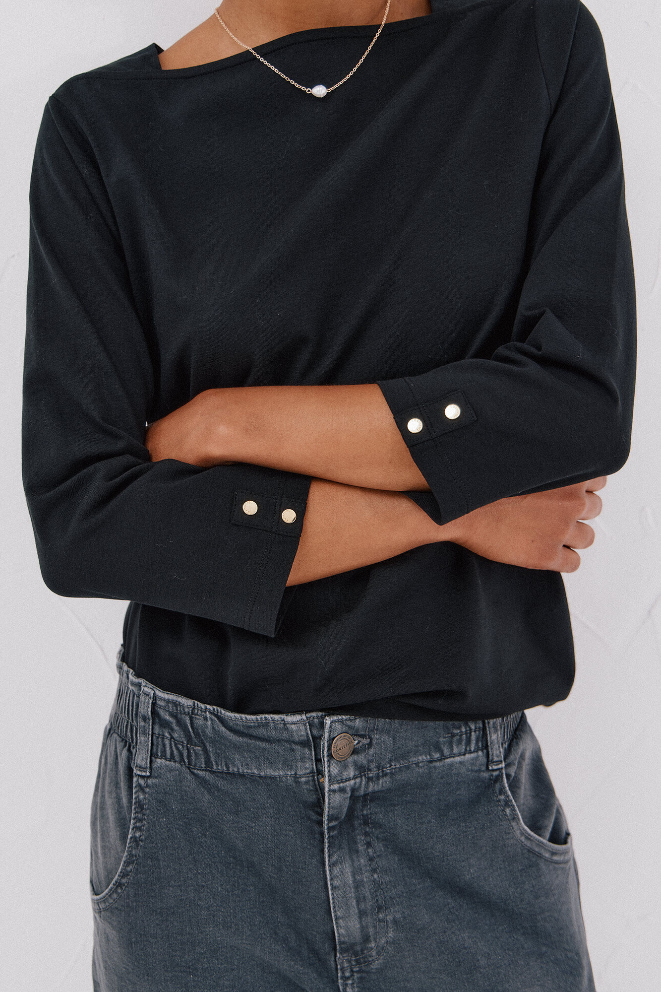 Cortefiel Playera de algod&oacute;n