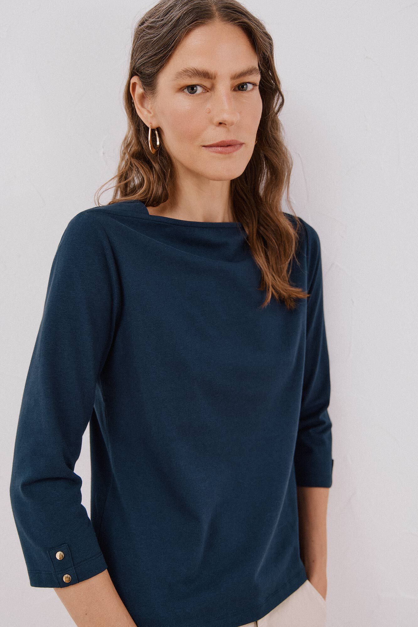 Cortefiel Playera de algod&oacute;n