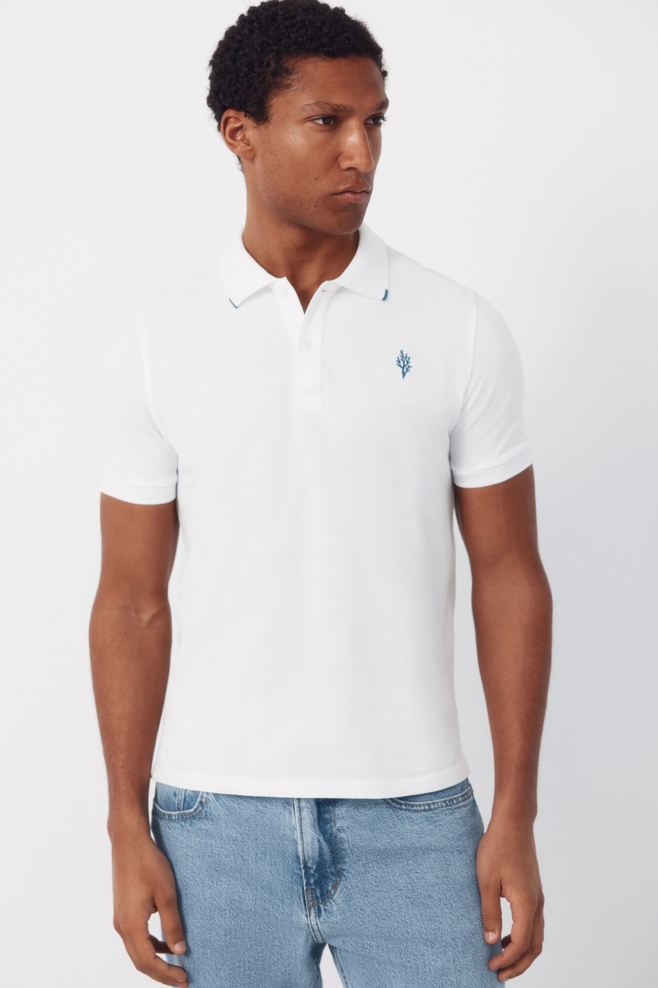 Cortefiel Polo bordado