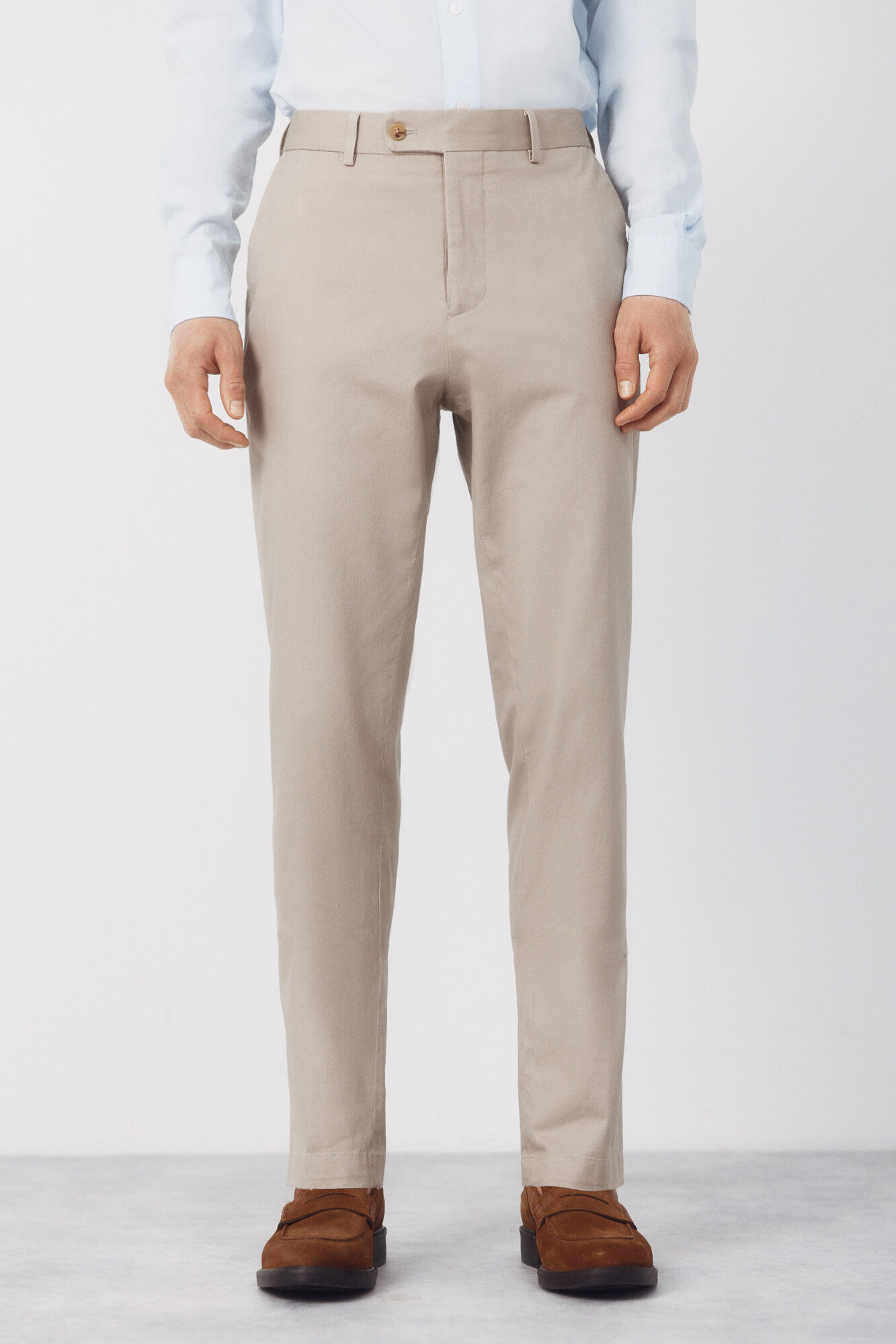 Cortefiel Pantal&oacute;n traje coordinado mezcla lino