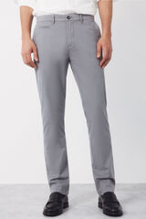 Cortefiel Pantal&oacute;n chino slim fit Gris