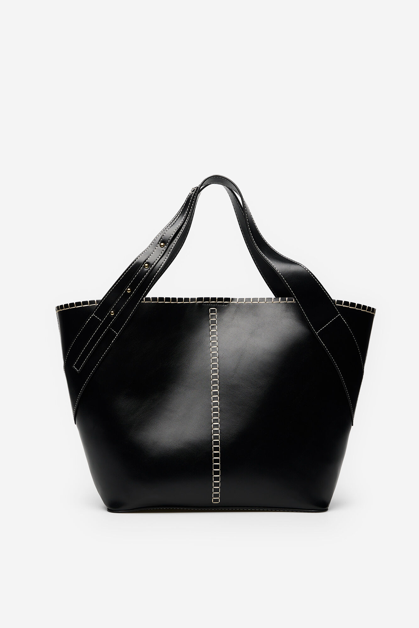 Cortefiel Bolsa de playa con pespuntes