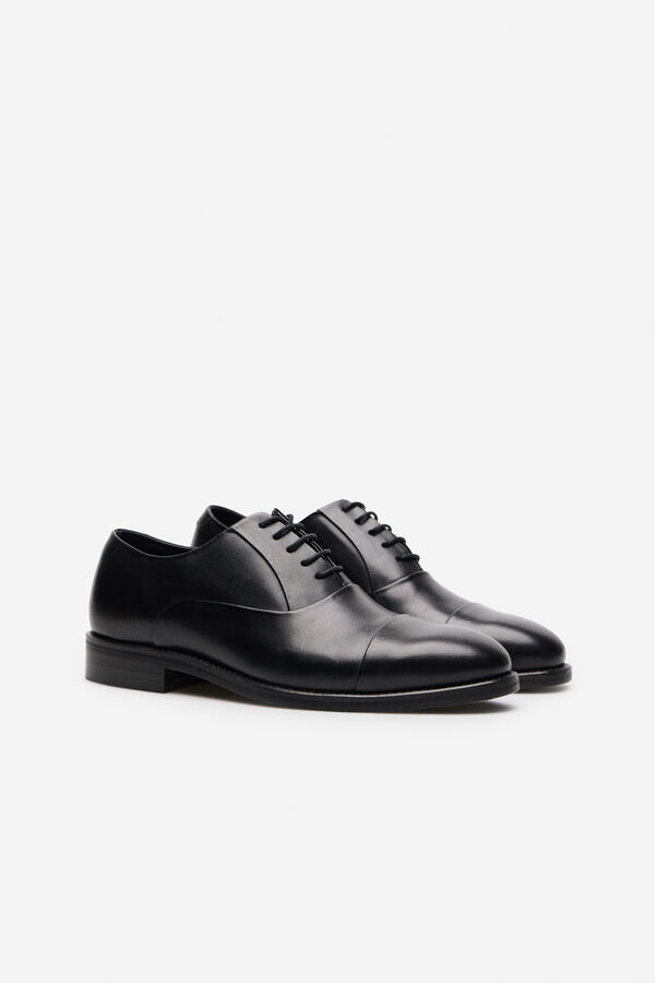 Cortefiel Zapato de vestir con cordones Negro