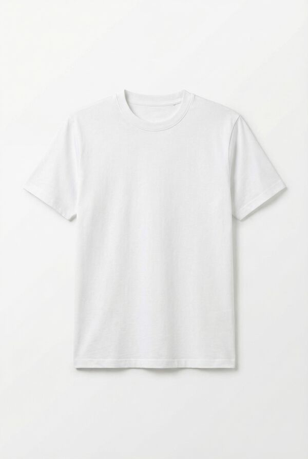 OOTO Camiseta b&aacute;sica lavada Blanco