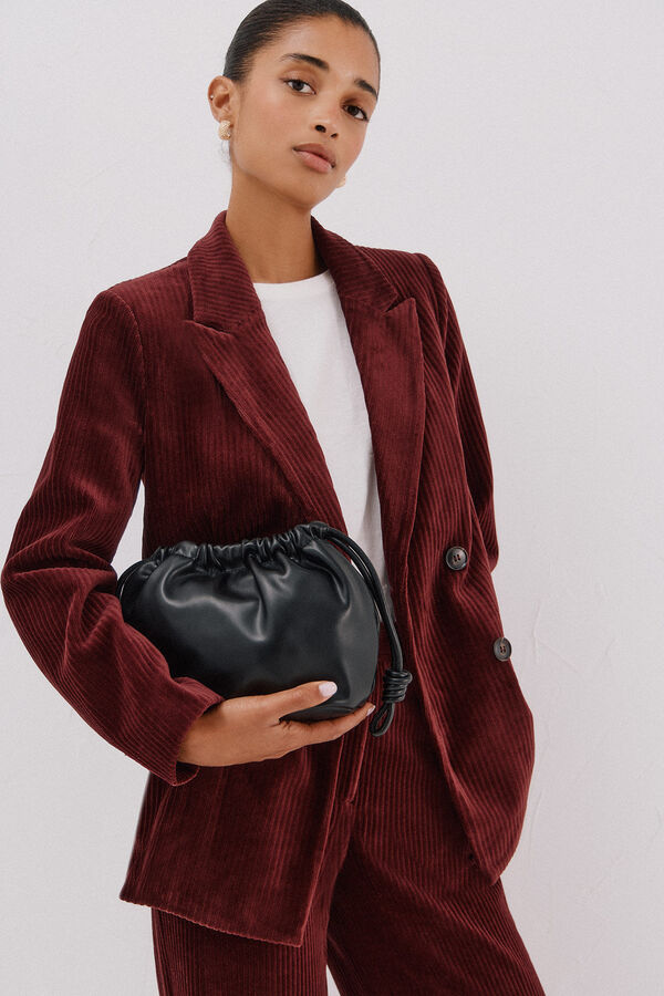 Cortefiel Bolsa saco bandolera Negro