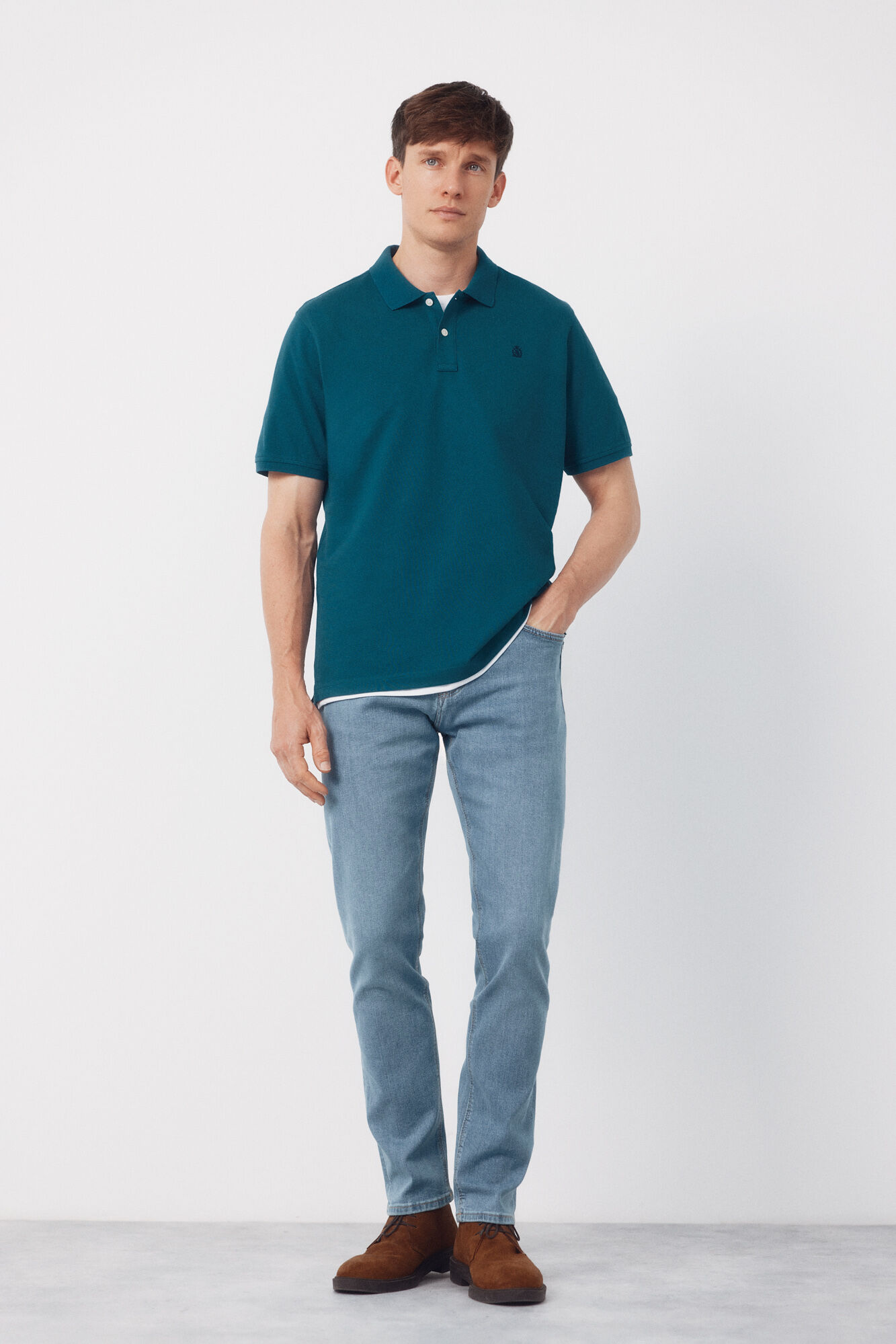 Cortefiel Polo b&aacute;sico piqu&eacute;