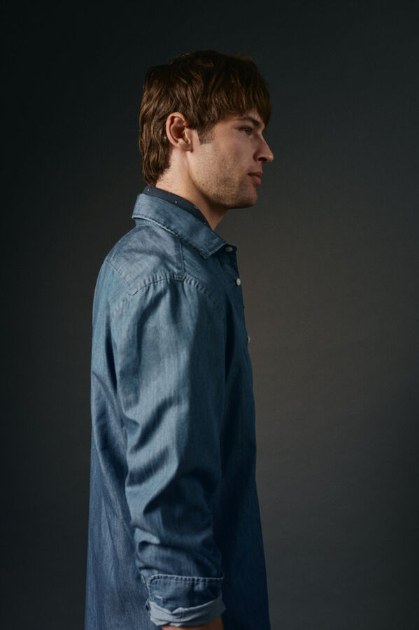 OOTO Camisa vaquera Azul