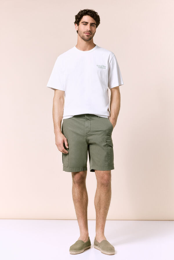 OOTO Bermuda cargo regular Kaki