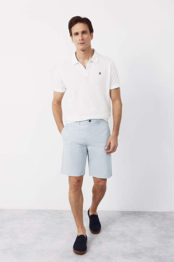 Cortefiel Bermuda chino Azul