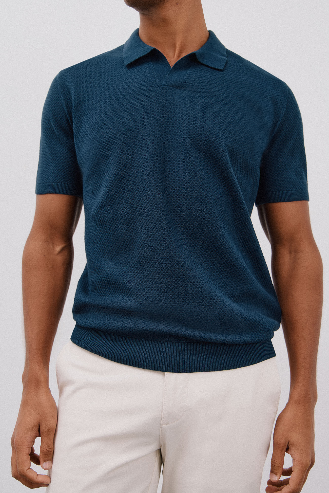 Cortefiel Su&eacute;ter polo manga corta 