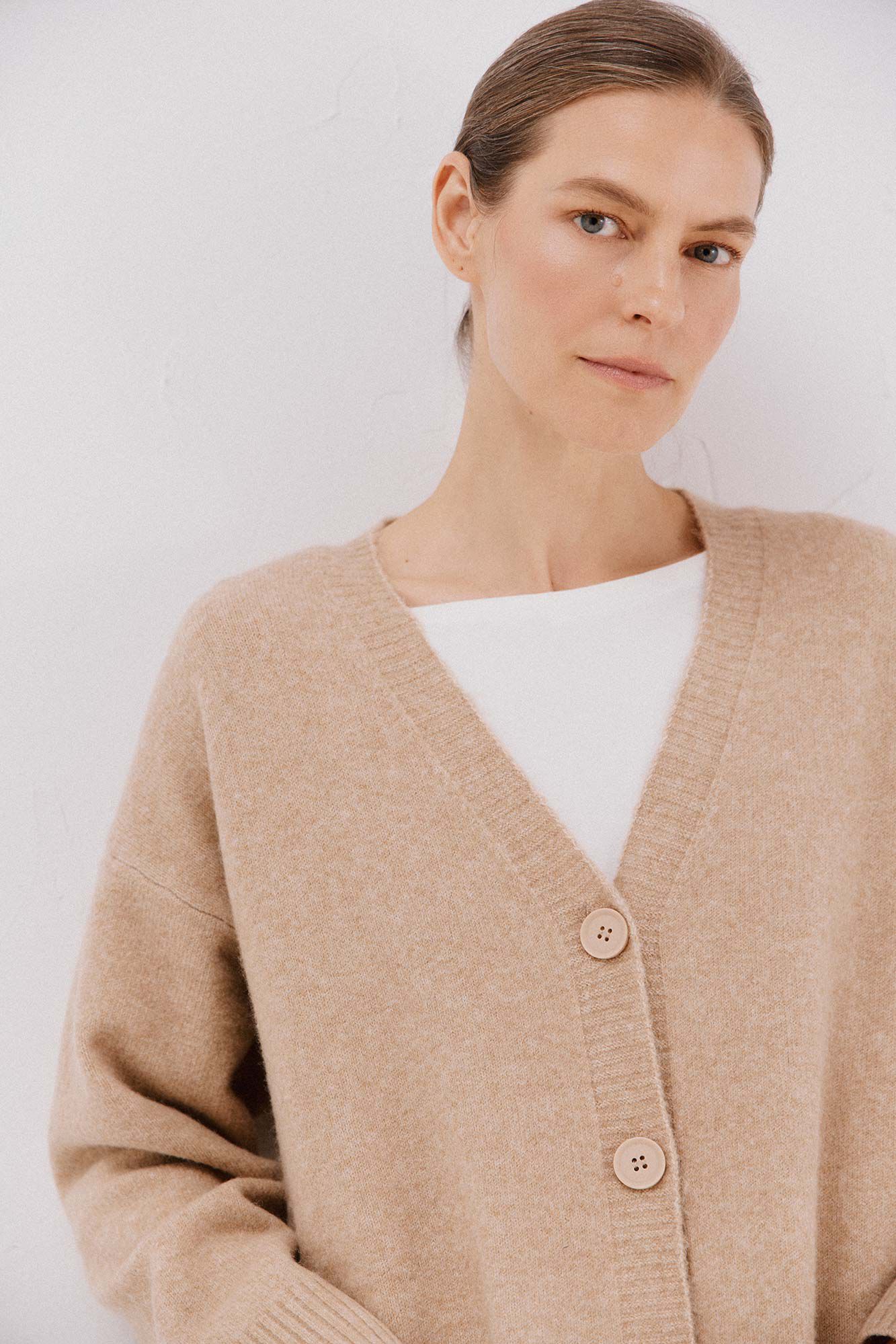 Cortefiel C&aacute;rdigan largo bolsillos