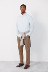 Cortefiel Pantal&oacute;n chino microprint regular Beige