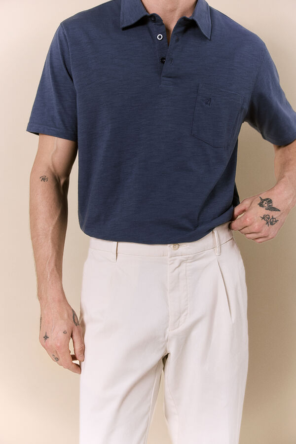 OOTO Chino con pinzas regular Marfil