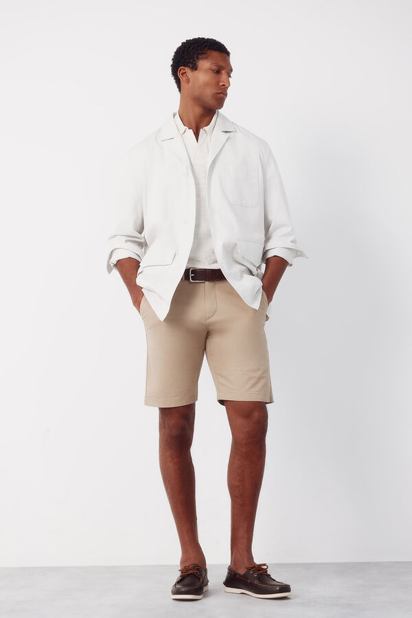 Cortefiel Bermuda chino Beige