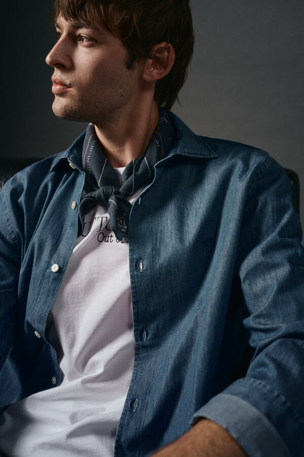 OOTO Camisa vaquera Azul