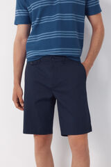Cortefiel Bermuda chino estampada Azul marino