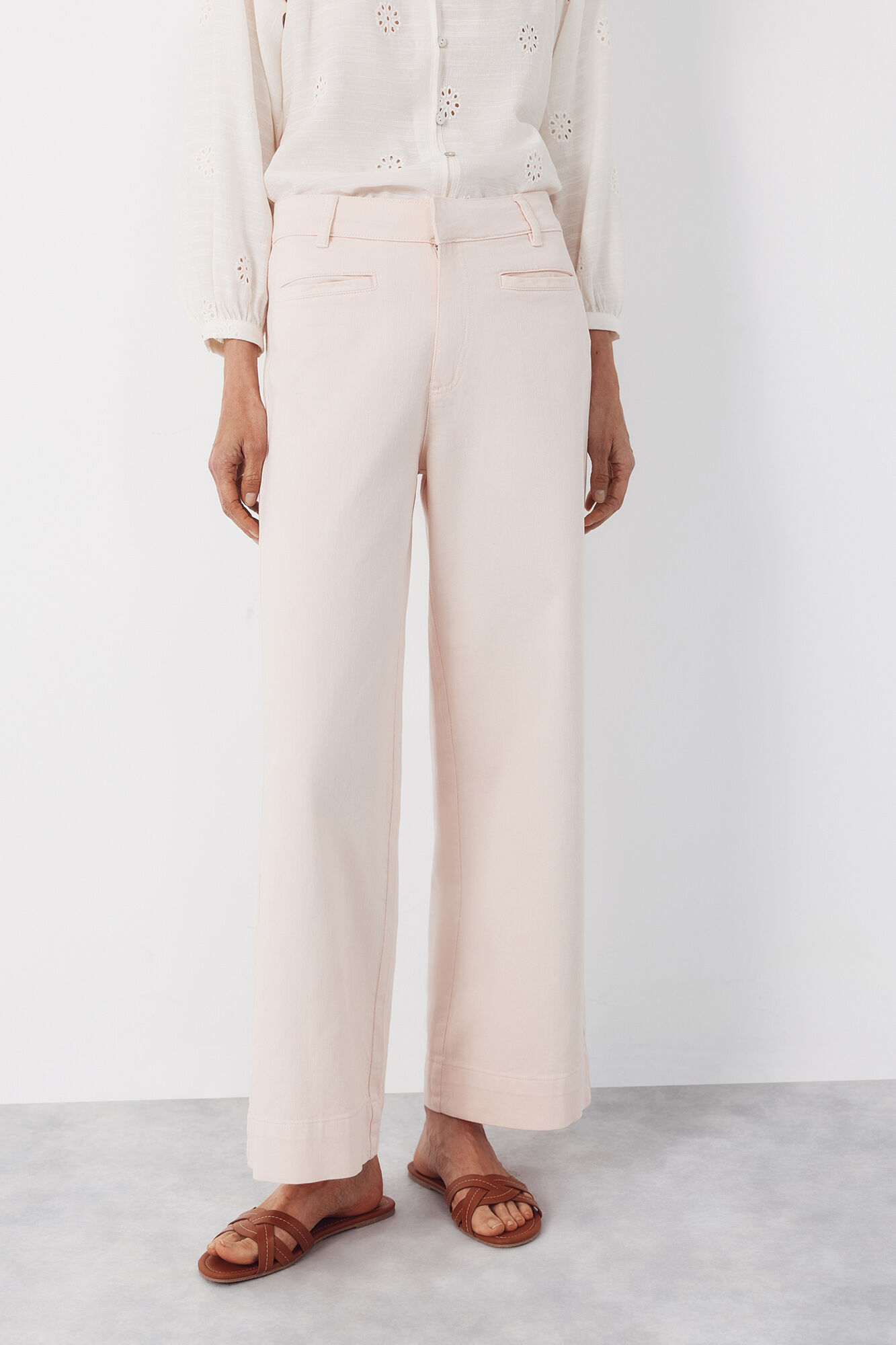 Cortefiel Pantalones con ribete