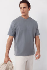 Cortefiel Camiseta b&aacute;sica Gris