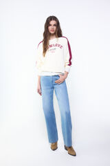 Slowlove Sudadera oversize slowlove Blanco