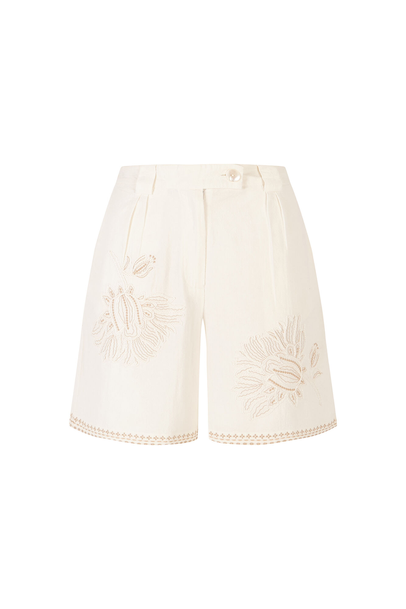 Cortefiel Bermudas bordadas