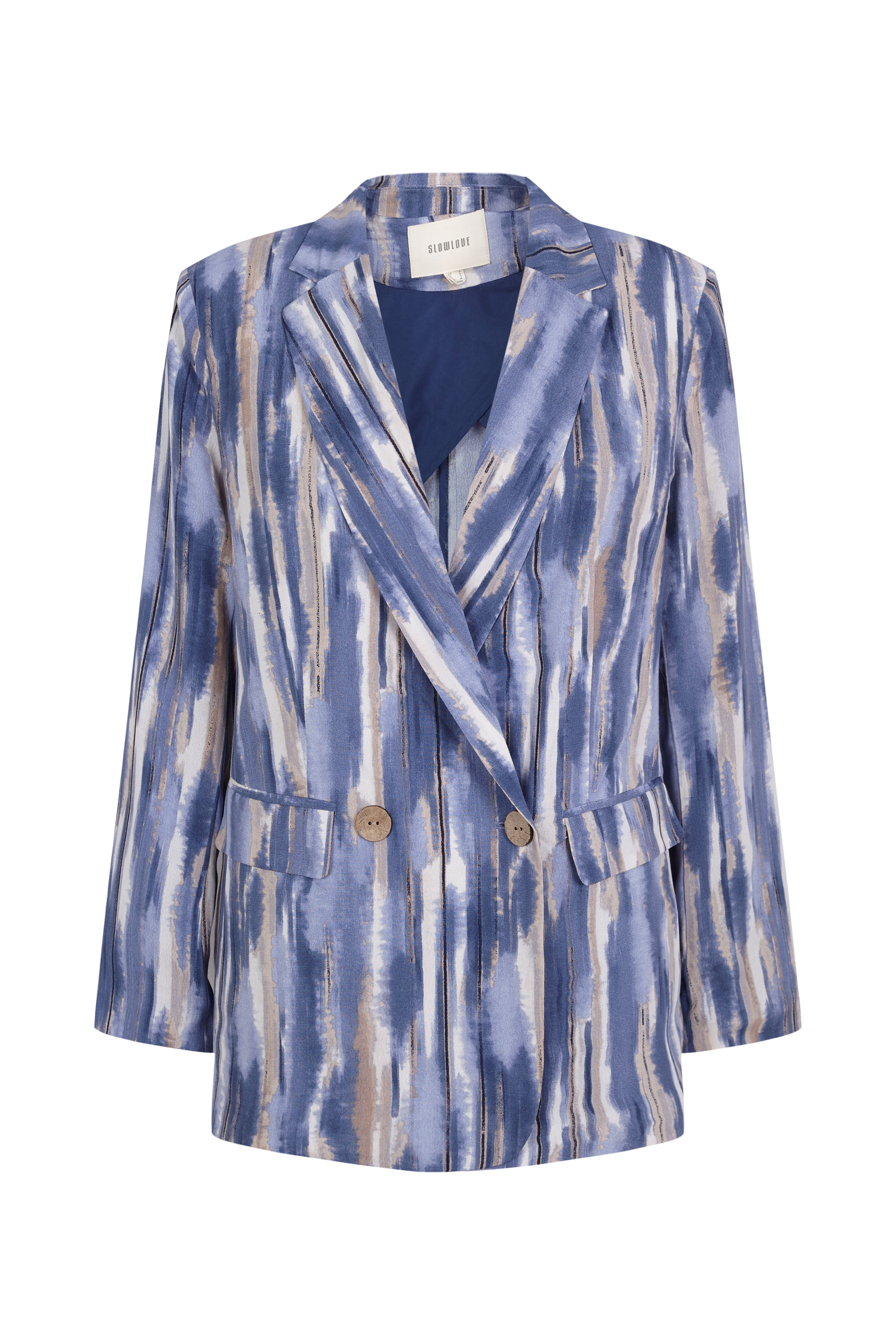 Slowlove Chamarra blazer estampada
