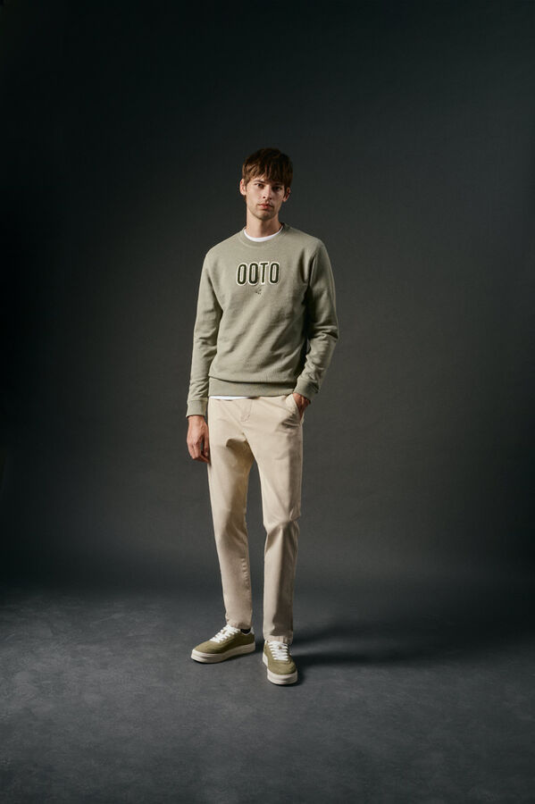 OOTO Pantal&oacute;n chino slim Beige