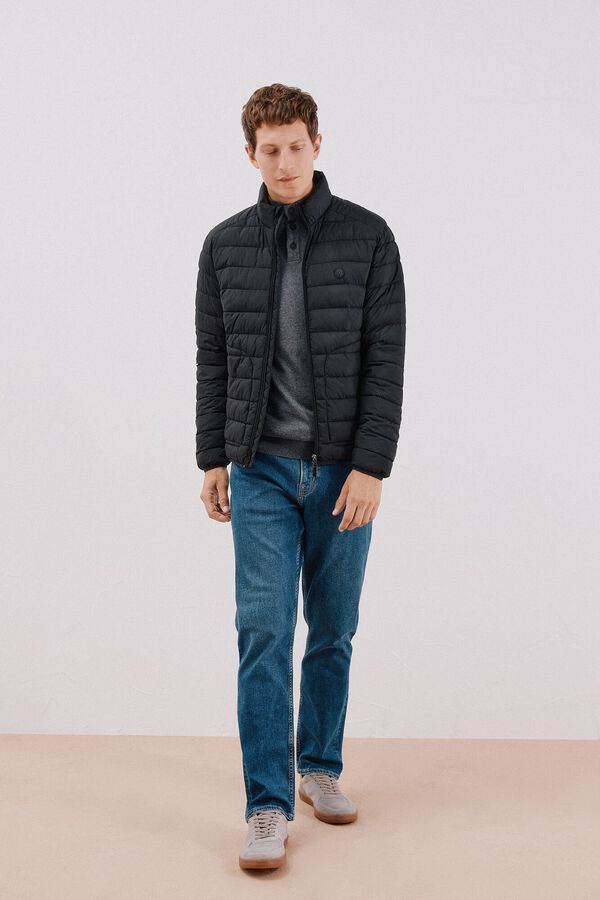 Cortefiel Chamarra acolchada ultralight Negro