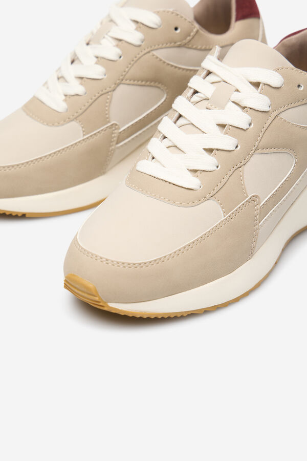 Cortefiel Sneaker plataforma Marfil