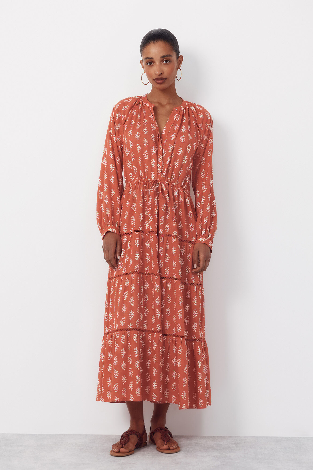 Cortefiel Vestido estampado
