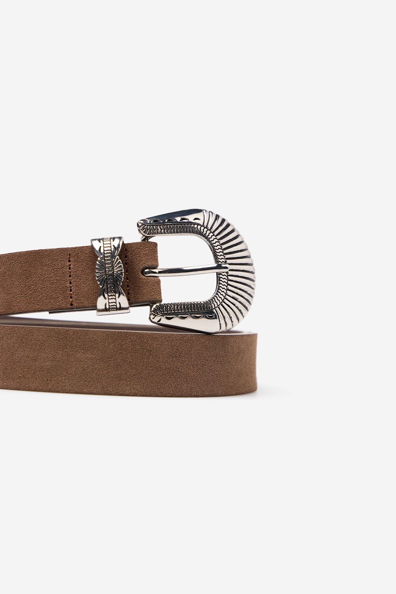 Cortefiel Cintur&oacute;n vaquero topo